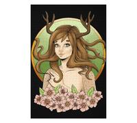 Jigsaw Puzzles for Adults 75x50cm/1000pcs Flower Phlox Reindeer Jigsaw Puzzle Hands-on Game Difficult Challenge Gifts for Friends And Family 75x50cm/1000pcs