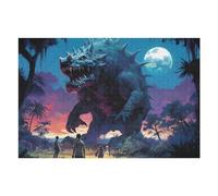 Jigsaw Puzzles for Adults 75x50cm/1000pcs Giant Monster in The Jungle Jigsaw Relaxing Games Analysis And Logic Unique Birthday And Xmas Gifts 75x50cm/1000pcs