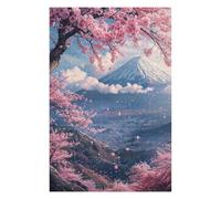Jigsaw Puzzles for Adults 75x50cm/1000pcs Japan Mount Fuji Sakura V2 Jigsaw for Adults Relax Games For Family Fun Christmas Birthday Gifts 75x50cm/1000pcs