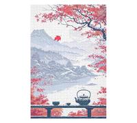 Jigsaw Puzzles for Adults 75x50cm/1000pcs Japanese Tea Ceremony Landscape Jigsaw Puzzle Anti-Stress Toys Hand Speed Race Gifts for Friends And Family 75x50cm/1000pcs