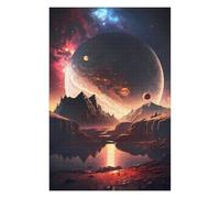 Jigsaw Puzzles for Adults 75x50cm/1000pcs Jupiter Mountain Lake Jigsaw for Adults DIY Toys Analysis And Logic Great Gift for Gaming 75x50cm/1000pcs