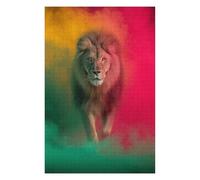 Jigsaw Puzzles for Adults 75x50cm/1000pcs Lion King Wild Power Puzzles for Adults Brain Teaser Game Wall Art Educational Challenge 75x50cm/1000pcs