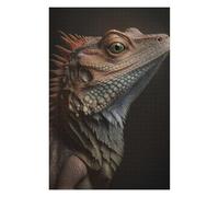 Jigsaw Puzzles for Adults 75x50cm/1000pcs Lizard Portrait Adult Puzzles Brain Teaser Game Hand Speed Race Unique Birthday And Gifts 75x50cm/1000pcs
