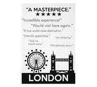 Jigsaw Puzzles for Adults 75x50cm/1000pcs LONDON MASTERPIECE Jigsaw Puzzle Hands-on Game Difficult Challenge Gifts for Friends And Family 75x50cm/1000pcs