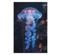 Jigsaw Puzzles for Adults 75x50cm/1000pcs Luminous Jellyfish Grace Puzzles for Adults Relax Games Presents for Women Fun Activities at Home 75x50cm/1000pcs