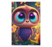Jigsaw Puzzles for Adults 75x50cm/1000pcs Magical Forest Owl Puzzle for Adults Brain Teaser Game Precision Cutting Great Gift for Gaming 75x50cm/1000pcs