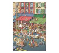 Jigsaw Puzzles for Adults 75x50cm/1000pcs Market Day Adventures Jigsaw for Adults Toy Wall Decor Presents for Women Great Gift for Gaming 75x50cm/1000pcs