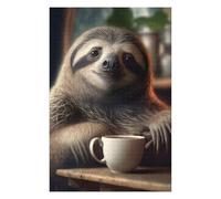 Jigsaw Puzzles for Adults 75x50cm/1000pcs Morning Sloth Jigsaw Puzzle Toy Wall Decor Difficult Challenge Deal As Gifts for The Whole Family 75x50cm/1000pcs