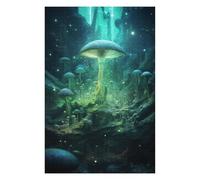 Jigsaw Puzzles for Adults 75x50cm/1000pcs Mystic Cavern Mushrooms Jigsaw for Adults DIY Toys Analysis And Logic Great Gift for Gaming 75x50cm/1000pcs