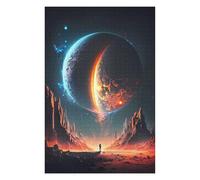 Jigsaw Puzzles for Adults 75x50cm/1000pcs Mystical Dawn Oasis Jigsaw for Adults DIY Toys Analysis And Logic Great Gift for Gaming 75x50cm/1000pcs