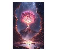 Jigsaw Puzzles for Adults 75x50cm/1000pcs Mystical Tree Puzzles for Adults Relax Games Presents for Women Fun Activities at Home 75x50cm/1000pcs