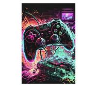 Jigsaw Puzzles for Adults 75x50cm/1000pcs Neon Gaming Paradise Jigsaw Toy Wall Decor Difficult Hard Deal As Gifts for The Whole Family 75x50cm/1000pcs