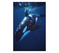 Jigsaw Puzzles for Adults 75x50cm/1000pcs Ocean Orca Whale Killer Adult Jigsaw Puzzle Relaxing Games Analysis And Logic Fun Activities at Home 75x50cm/1000pcs