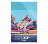 Jigsaw Puzzles for Adults 75x50cm/1000pcs Opera Sidney Australia Jigsaw Puzzle Hands-on Game Difficult Challenge Gifts for Friends And Family 75x50cm/1000pcs