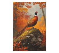 Jigsaw Puzzles for Adults 75x50cm/1000pcs Pheasant in Autumn Woods Puzzle for Adults Relaxing Games Perfect Decoration for Birthday, Chrismas 75x50cm/1000pcs