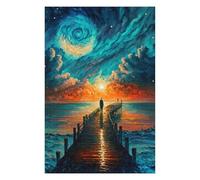 Jigsaw Puzzles for Adults 75x50cm/1000pcs Pier to The Stars -1 Jigsaws for Adults Relaxing Games Difficult Challenge Christmas Birthday Gifts 75x50cm/1000pcs