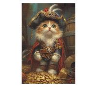 Jigsaw Puzzles for Adults 75x50cm/1000pcs Pirate Cat Treasure Chest-19 Jigsaws for Adults Relaxing Games Home Decoration Unique Birthday And Xmas Gifts 75x50cm/1000pcs