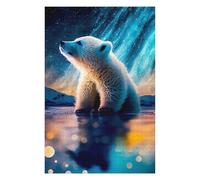 Jigsaw Puzzles for Adults 75x50cm/1000pcs Polar Bear Jigsaw for Adults Brain Teaser Game A Work of Art Birthday Present, Gifts, 75x50cm/1000pcs