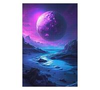 Jigsaw Puzzles for Adults 75x50cm/1000pcs Purple Mysterious Planet Jigsaw for Adults Relax Games For Family Fun Christmas Birthday Gifts 75x50cm/1000pcs