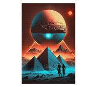 Jigsaw Puzzles for Adults 75x50cm/1000pcs Pyramide Alien Citizen Jigsaw for Adults DIY Toys Analysis And Logic Great Gift for Gaming 75x50cm/1000pcs