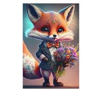 Jigsaw Puzzles for Adults 75x50cm/1000pcs Romantic Fox Jigsaw Puzzle DIY Toys Enhance Memory Gifts for Friends And Family 75x50cm/1000pcs