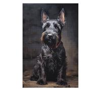 Jigsaw Puzzles for Adults 75x50cm/1000pcs Scottish Terrier Jigsaw for Adults Brain Teaser Game A Work of Art Birthday Present, Gifts, 75x50cm/1000pcs