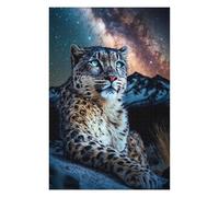 Jigsaw Puzzles for Adults 75x50cm/1000pcs Snow Leopard Majesty Jigsaws for Adults Relaxing Games Difficult Challenge Christmas Birthday Gifts 75x50cm/1000pcs