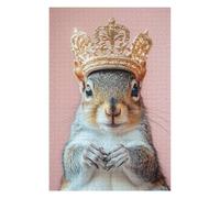 Jigsaw Puzzles for Adults 75x50cm/1000pcs Squirrel King Puzzle for Adults Relaxing Games Perfect Decoration for Birthday, Chrismas 75x50cm/1000pcs