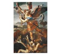 Jigsaw Puzzles for Adults 75x50cm/1000pcs St Michael Vanquish Satan Jigsaw for Adults Relax Games For Family Fun Christmas Birthday Gifts 75x50cm/1000pcs