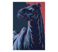 Jigsaw Puzzles for Adults 75x50cm/1000pcs Stylized Camel Portrait Puzzle for Adults Relaxing Games Perfect Decoration for Birthday, Chrismas 75x50cm/1000pcs