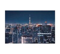 Jigsaw Puzzles for Adults 75x50cm/1000pcs Tokyo By Night Jigsaws for Adults Relaxing Games Home Decoration Unique Birthday And Xmas Gifts 75x50cm/1000pcs
