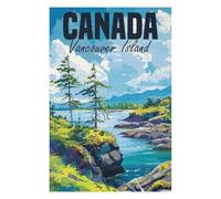 Jigsaw Puzzles for Adults 75x50cm/1000pcs Vancouver Island Canada Jigsaws for Adults Relaxing Games Improve Memory for Birthday, Chrismas 75x50cm/1000pcs
