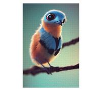 Jigsaw Puzzles for Adults 75x50cm/1000pcs Whimsical Feathered Friend on Perch Jigsaws for Adults Relaxing Games Improve Memory for Birthday, Chrismas 75x50cm/1000pcs