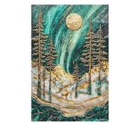 Jigsaw Puzzles for Adults 75x50cm/1000pcs Winters Golden Glow Jigsaw Puzzle Toy Wall Decor Difficult Challenge Deal As Gifts for The Whole Family 75x50cm/1000pcs