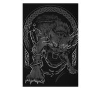 Jigsaw Puzzles for Adults 75x50cm/1000pcs Wolf Fenrir Viking Norse Jigsaw Puzzle Hands-on Game Difficult Challenge Gifts for Friends And Family 75x50cm/1000pcs