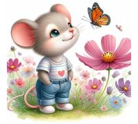 Jigsaw Puzzles for Adults 80, Animals Butterflies Flowers Puzzle for Adults, Memory Games, Logic Puzzles, Impossible Hard Challenge, Relaxation, Puzzle 80 Pieces