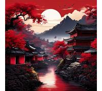 Jigsaw Puzzles for Adults 80, Japanese Scenery Puzzle for Adults, Memory Games, Logic Puzzles, Impossible Hard Challenge, Relaxation, Puzzle 80 Pieces