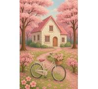 Jigsaw Puzzles for Adults 80 Pieces, Garden Bicycle Puzzles for Adults 80 Pieces, Challenging Puzzle 10x8 inch, Interactive Puzzle Gift for Stress Selief and Relaxation