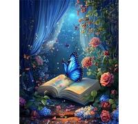 Jigsaw Puzzles for Adults 90 Garden Butterfly Book, 90 Piece jigsaw puzzles for adults Classic Educational Games Home Decoration Puzzle