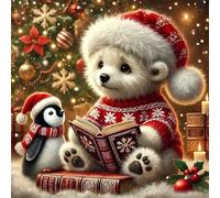 Jigsaw Puzzles for Adults 90 Piece Christmas Bear Penguin, Jigsaws 90 pieces for adults Family Activity, Challenging puzzles Games, Colourful, Beautiful Decoration Puzzle