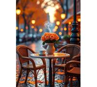 Jigsaw Puzzles for Adults 90 Pieces Autumn City Streets, 25x20cm 90 pieces puzzles for adults, Educational Game Challenge Toy, Impossible Puzzle for Family Activity