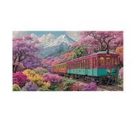 Jigsaw Puzzles for Adults 900 Piece, Puzzle Educational Games, Challenging Puzzle Game for The Whole for Women, Gifts for Men, DIY Craft Puzzles for Home Decoration Gifts, Theme: Mountain Train h-839