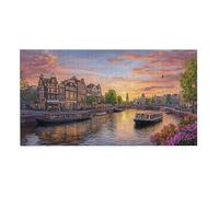 Jigsaw Puzzles for Adults 900 Piece, Puzzle Educational Games, Challenging Puzzle Game for The Whole for Women, Gifts for Men, DIY Craft Puzzles for Home Decoration Gifts, Theme: City Scenery h-94