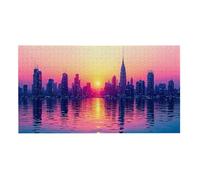 Jigsaw Puzzles for Adults 900 Piece, Puzzle Educational Games, Challenging Puzzle Game for The Whole for Women, Gifts for Men, DIY Craft Puzzles for Home Decoration Gifts, Theme: City h-93
