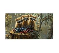 Jigsaw Puzzles for Adults 900 Piece, Puzzle Educational Games, Challenging Puzzle Game for The Whole for Women, Gifts for Men, DIY Craft Puzzles for Home Decoration Gifts, Theme: Animal Raccoon h-187