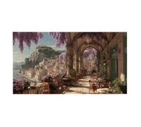 Jigsaw Puzzles for Adults 900 Piece, Puzzle Educational Games, Challenging Puzzle Game for The Whole for Women, Gifts for Men, DIY Craft Puzzles for Home Decor Gifts, Theme: Coffee Shop Scenery h-579