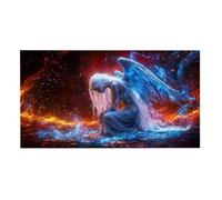 Jigsaw Puzzles for Adults 900 Piece, Puzzle Educational Games, Challenging Puzzle Game for The Whole for Women, Gifts for Men, DIY Craft Puzzles for Home Decoration Gifts, Theme: Sad Angel h-842