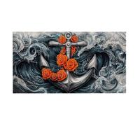 Jigsaw Puzzles for Adults 900 Piece, Puzzle Educational Games, Challenging Puzzle Game for The Whole for Women, Gifts for Men, DIY Craft Puzzles for Home Decoration Gifts, Theme: Rose Boat Anchor h674