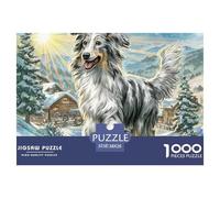 Jigsaw Puzzles for Adults Afghan Hound 1000 Piece Jigsaw Challenge Toy Animal Theme Decoration Puzzle Ladies' Gifts for Both Adults And Children 38x26cm/1000pcs