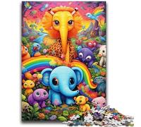 Jigsaw Puzzles for Adults African Animals Puzzles for Adults,learning Educational for Is Ideal As A Gift for The Whole Family (50x75cm)